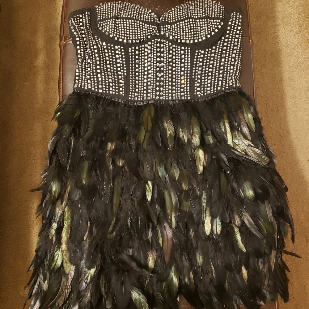 Sexy Feather Dress